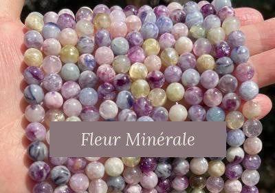 Perles — Mica Multicolore perle ronde — Réf. 26JDYGD01-2 — Fleur Minérale