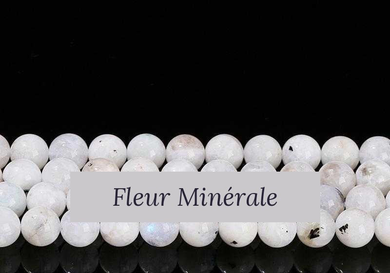 Perles — Péristérite 3A perle ronde — Réf. JDYGD107-6 — Fleur Minérale