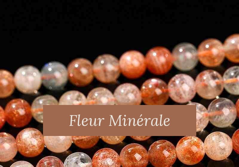 Perles — Pierre De Soleil D'Arusha perle ronde — Réf. JDYGD120-1 — Fleur Minérale