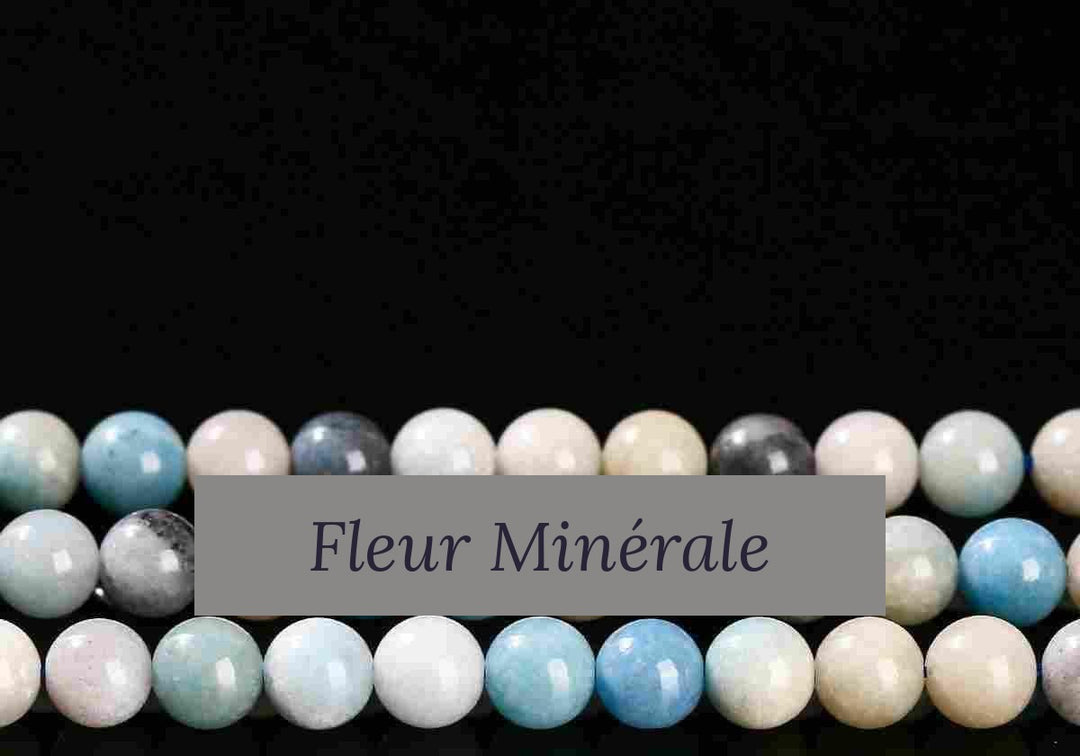 Perles — Trolleite perle ronde — Réf. JDYGD130-2 — Fleur Minérale