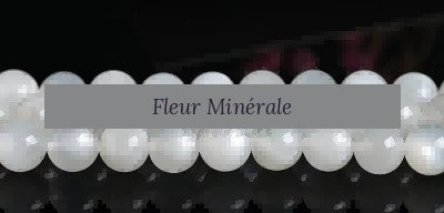 Perles — Pierre de lune Blanche naturelle 5A perle ronde — Réf. JDYGD27-8 — Fleur Minérale