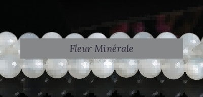 Perles — Pierre de lune Blanche naturelle 5A perle ronde — Réf. JDYGD27-9 — Fleur Minérale