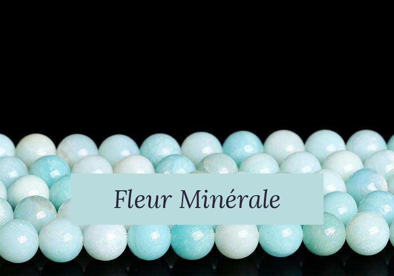Perles — Amazonite 1A perle ronde — Réf. JDYGD36-2 — Fleur Minérale