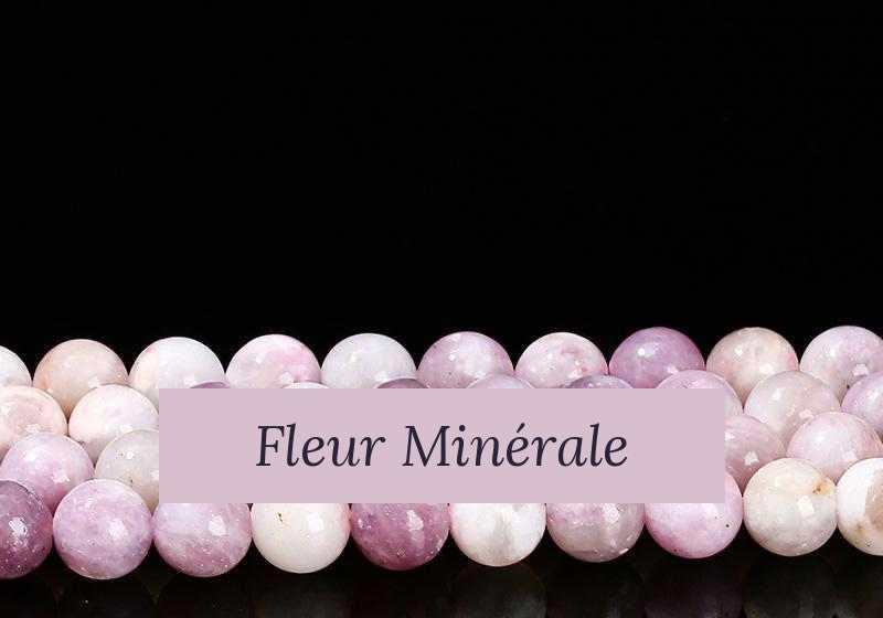 Perles — Rubellite 1A perle ronde — Réf. JDYGD84-7 — Fleur Minérale