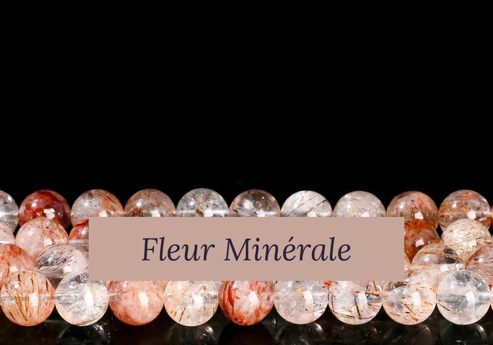 Perles — Super Seven Noir 3A perle ronde — Réf. JDYSJ96-2 — Fleur Minérale
