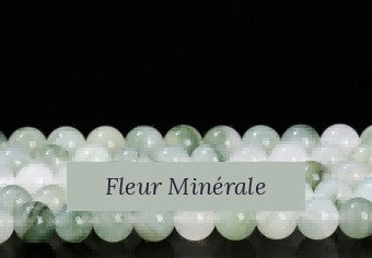 Perles — Tianshan vert jade naturel 5A perle ronde — Réf. JDYYS06-8 — Fleur Minérale