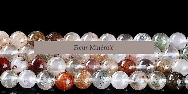 Perles — Quartz Jardin Multicolore (Pierre Des Trois Vie) perle ronde — Réf. JDYZS214-1 — Fleur Minérale