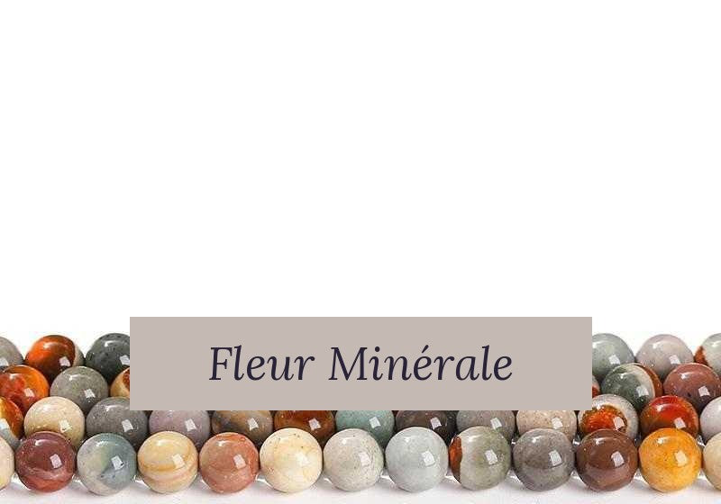 Perles — Jaspe Polychrome perle ronde — Réf. JDYZS26-1 — Fleur Minérale