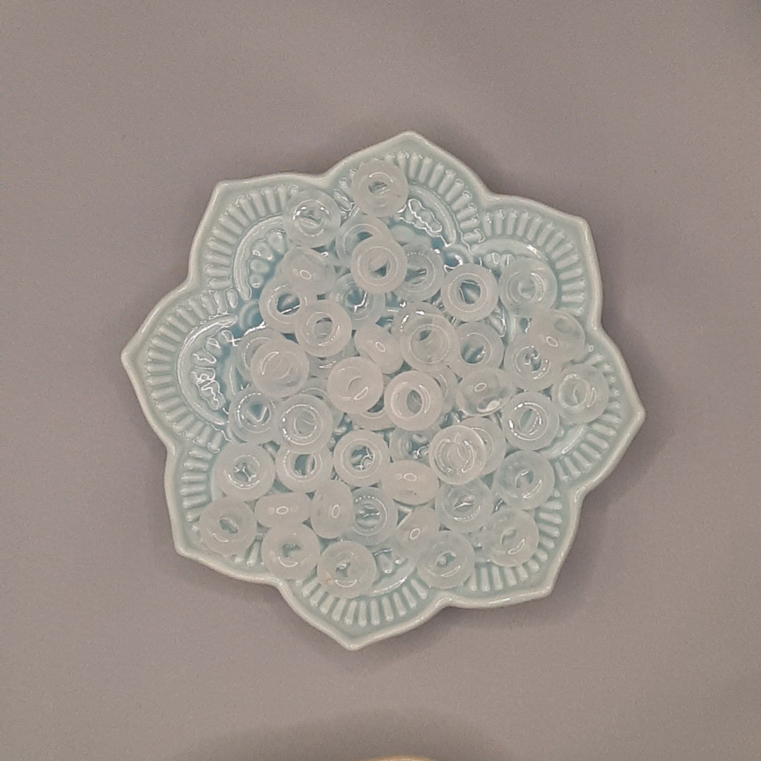 Perle européenne Cristal de roche Ronde