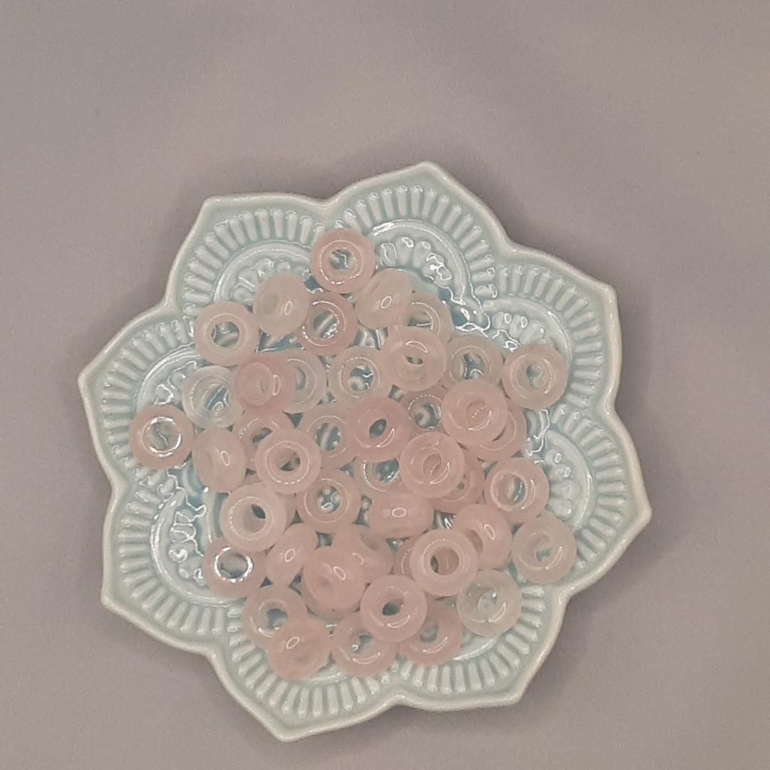 Perle européenne Quartz rose Ronde