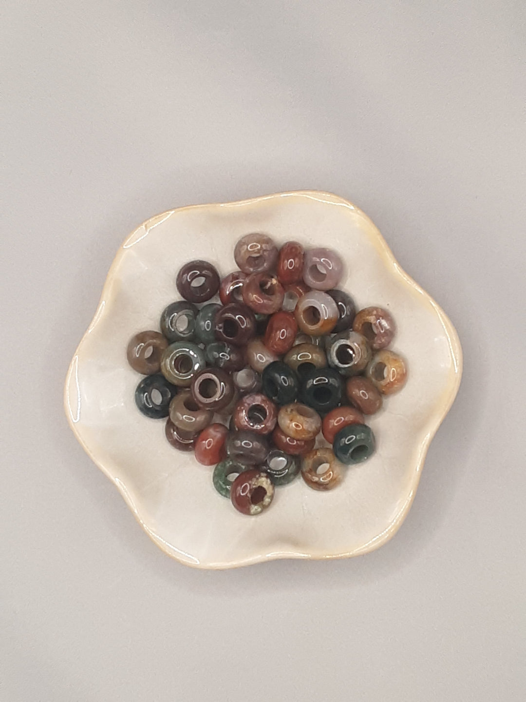 Perle européenne Agate indienne Ronde